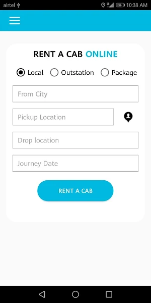 Cab Rentals Screenshot 0