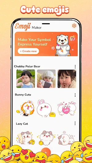 DIY Cute Sticker & Emoji Maker Screenshot 0