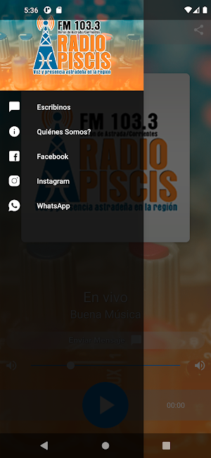 Radio Piscis Screenshot 1