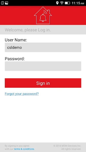 My Home Alarm Screenshot 0