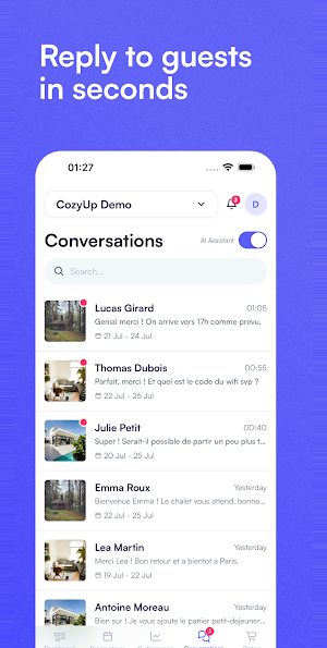 CozyUp Screenshot 2