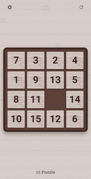 15 Puzzle: Classic Game Screenshot 2