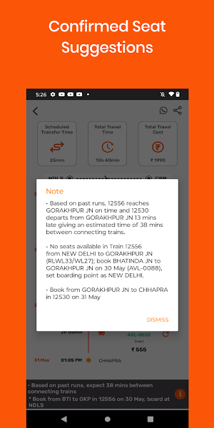RouteChef Train Journey Plan Screenshot 3