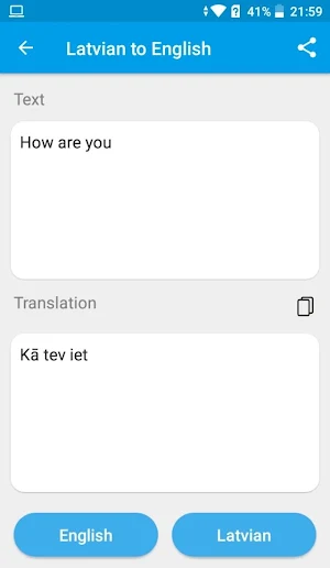 Latvian - English Translator 2021 Screenshot 0