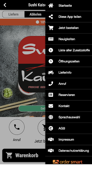 Sushi Kaiser Hannover Screenshot 2