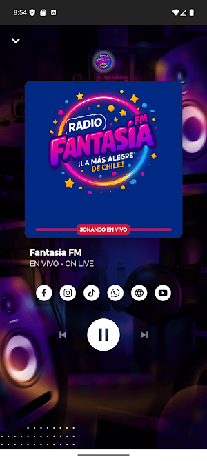 Radio Fantasia FM Chile Screenshot 2