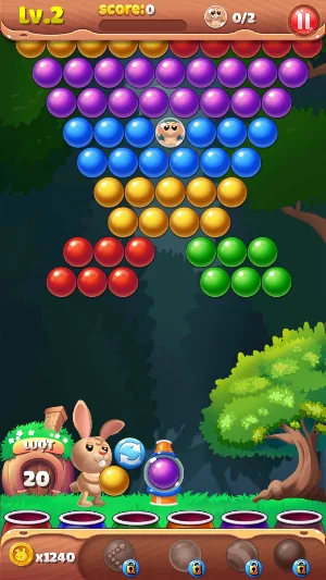 Bubble Bunny Rescue - Bubble Shooter Screenshot 1