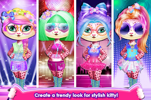 Fluffy Kitty Hair Salon Screenshot 0
