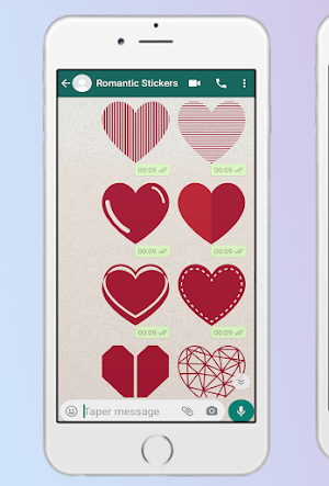Romantic stickers WAStickerApp Screenshot 1
