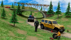 Police Jeep Driving: Cop Games Screenshot 0