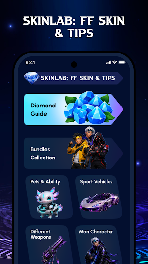 SkinLab: FF Skin & Tips Screenshot 1