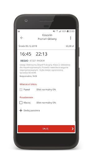 POLREGIO Screenshot 2