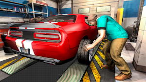 Flat Tire Car Mechanic Garage Screenshot 2
