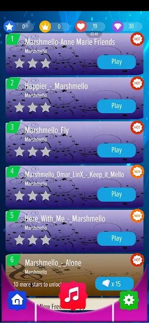Magic Piano Tiles - for Marshmello  DJ Screenshot 1