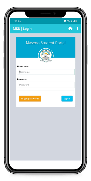 Maseno Official Student Portal Screenshot 2