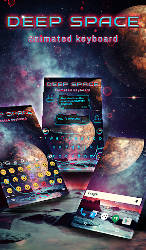 Deep Space Animated Keyboard + Live Wallpaper Screenshot 0