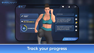 AI Fitness Coach : FitCraft 3D Screenshot 1