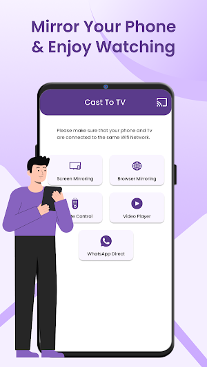 Cast to TV : Screen Mirroring Screenshot 3