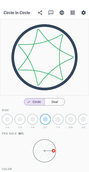 SpiroCanvas Spirograph Mandala Screenshot 1