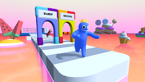 Blue Monster Run Screenshot 1