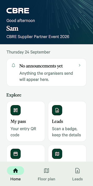 CBRE Supplier Event Screenshot 0