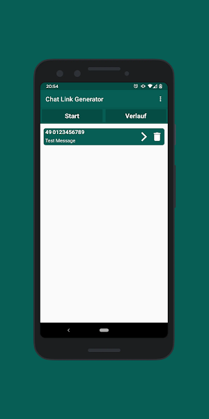 Chat Link Generator Screenshot 1