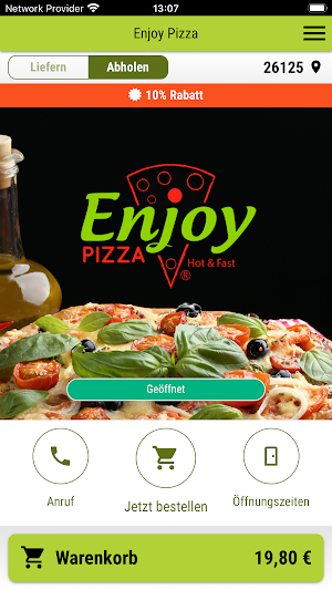 Enjoy Pizza Oldenburg Screenshot 0