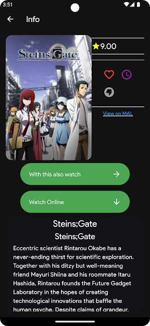 Anime Recommendations Screenshot 2