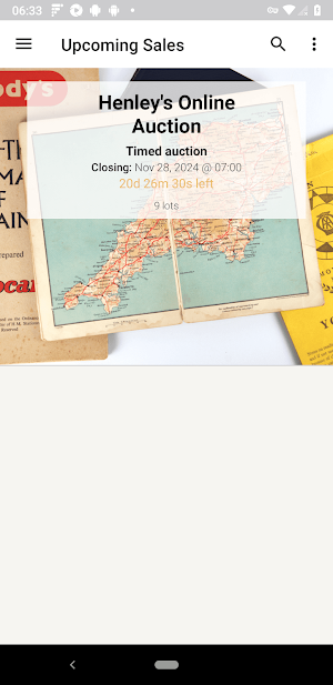 Henleys Live Bidding Screenshot 0