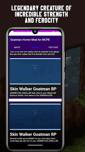 Goatman Horror Mod for MCPE Screenshot 1