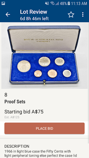 Downies Auctions Screenshot 2