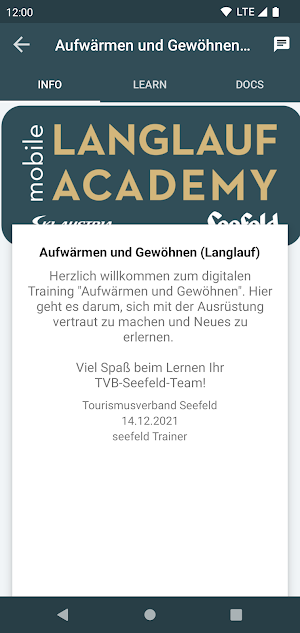 Langlauf Academy Seefeld Screenshot 1
