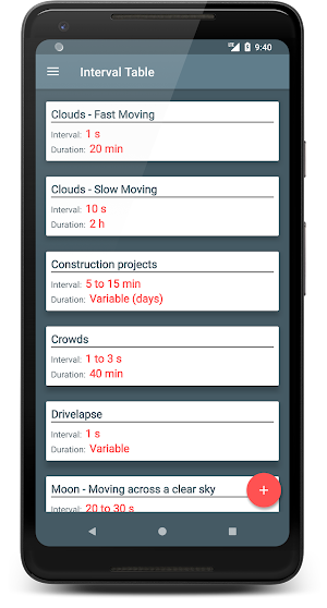 TimeLapse Calculator Free Screenshot 2