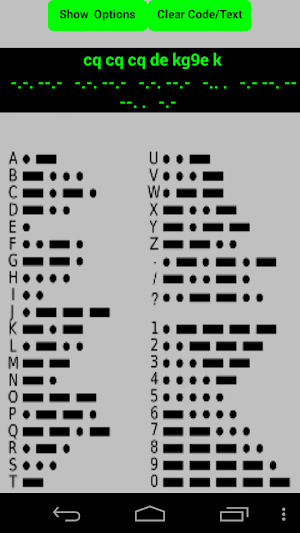 CW Morse code practice oscillator horizontal lever Screenshot 1