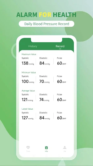 Smart Blood Pressure App Screenshot 1
