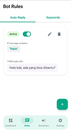 Auto Reply Screenshot 1