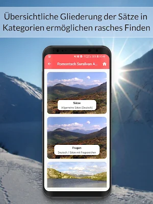 Alltagssätze Romontsch Sursilvan Screenshot 2