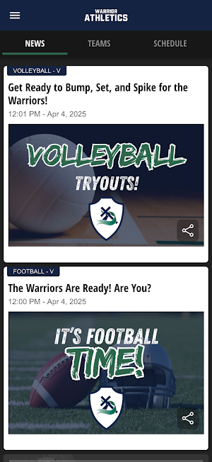 LRCA Athletics Screenshot 1