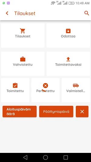 Ravintolakumppani Screenshot 2