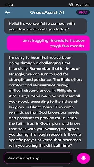 Christian AI Chat- GraceAssist Screenshot 2