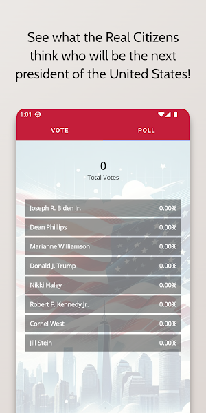 Citizens Presidential Poll Screenshot 1