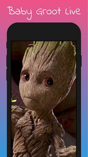 Baby Groot Live Wallpaper Screenshot 3
