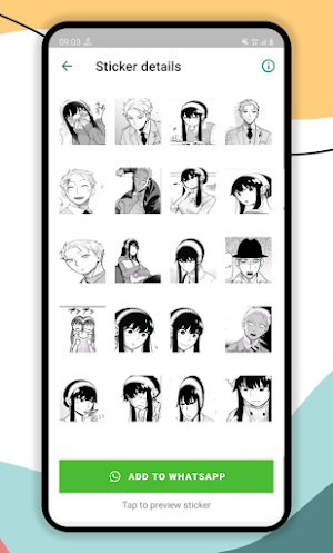 Stickers for Spy x Anime fans Screenshot 2