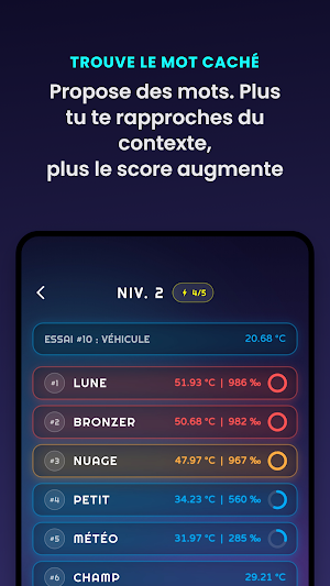 Lexiko : Jeu de Sémantique Screenshot 1