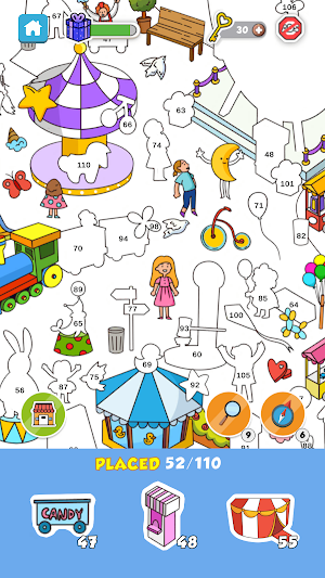 Sticker Puzzle:Color by Number Screenshot 1