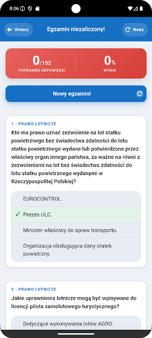 Test PPL(A) - Pilot Samolotowy Screenshot 3