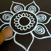Simple Rangoli Designs