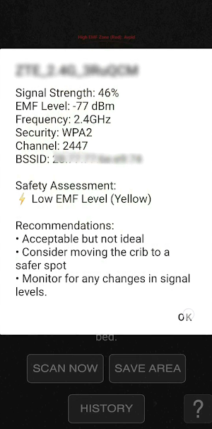 SafeNest EMF Detector Pro Screenshot 3