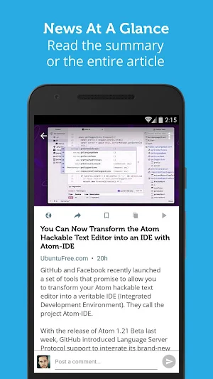 Open Source News - Newsfusion Screenshot 3