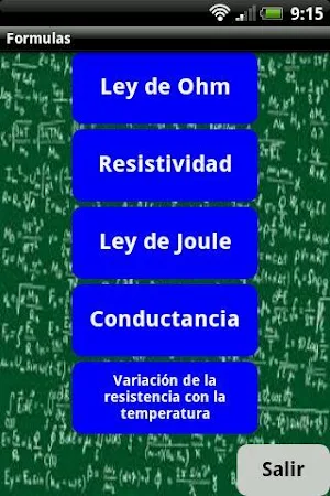 Formulas electricidad Screenshot 0
